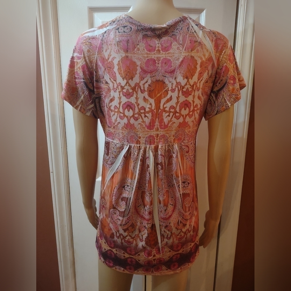 Cato women's size medium sequin blouse shirt top - Picture 6 of 8